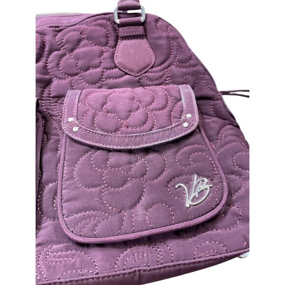 Vera Bradley Womens Purple Quilted Medium Shoulder handbag medium SKU 8577 - Picture 3 of 16